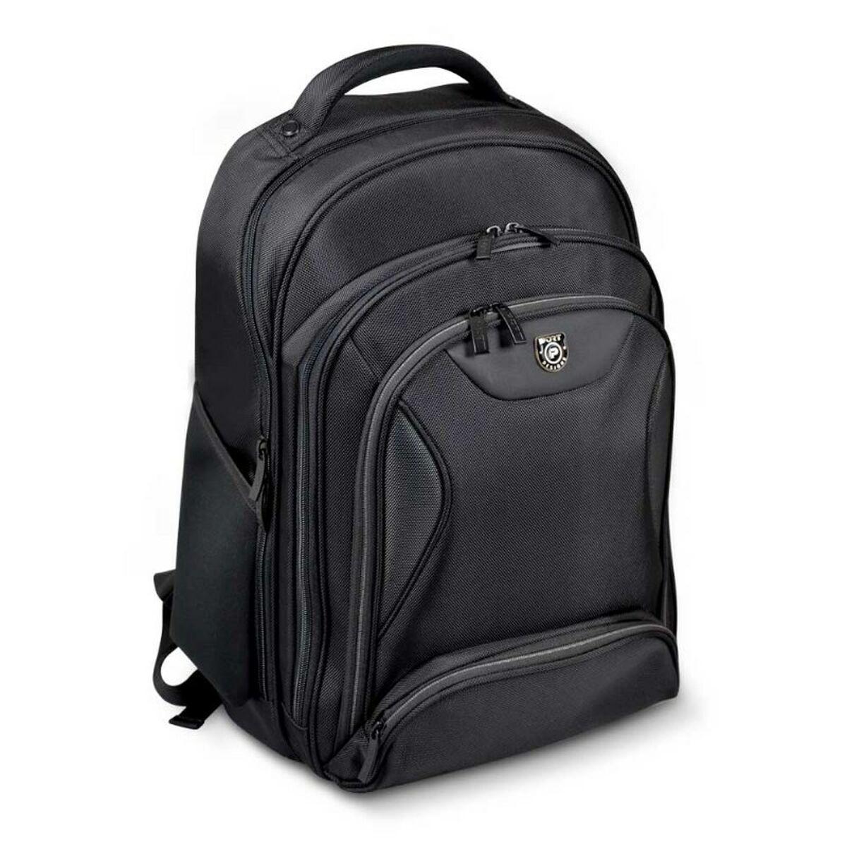 Port Designs Manhattan zaino Nero Nylon (A PORT product the MANHATTAN BackPack suitable for laptops up to 15.6/17 screens with
