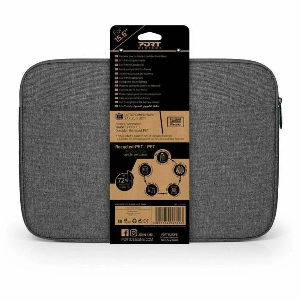Port Designs YOSEMITE Eco borsa per notebook 356 cm 14 Custodia a tasca Grigio (YOSEMITE ECO SLEEVE 13/14 GRE)