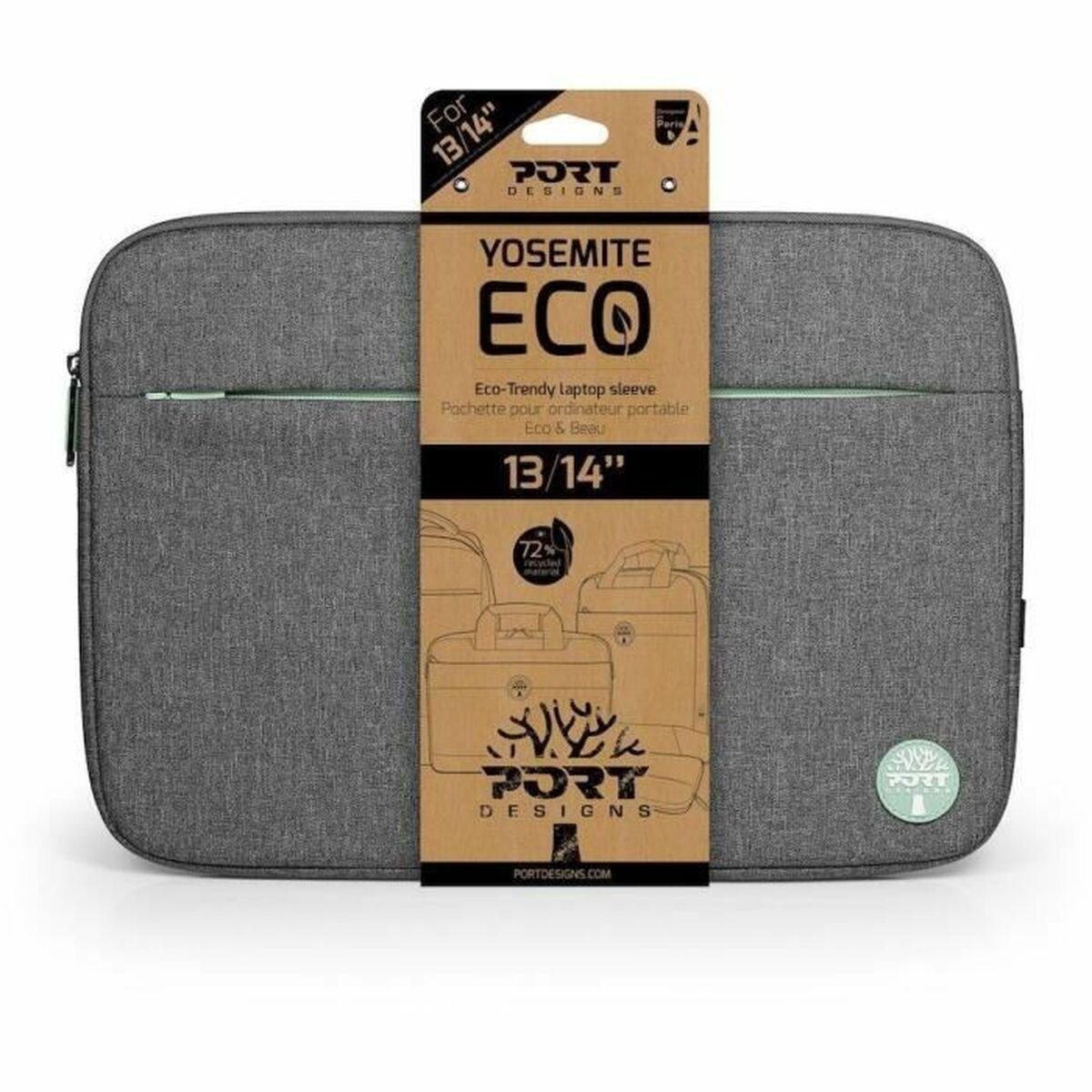 Port Designs YOSEMITE Eco borsa per notebook 356 cm 14 Custodia a tasca Grigio (YOSEMITE ECO SLEEVE 13/14 GRE)