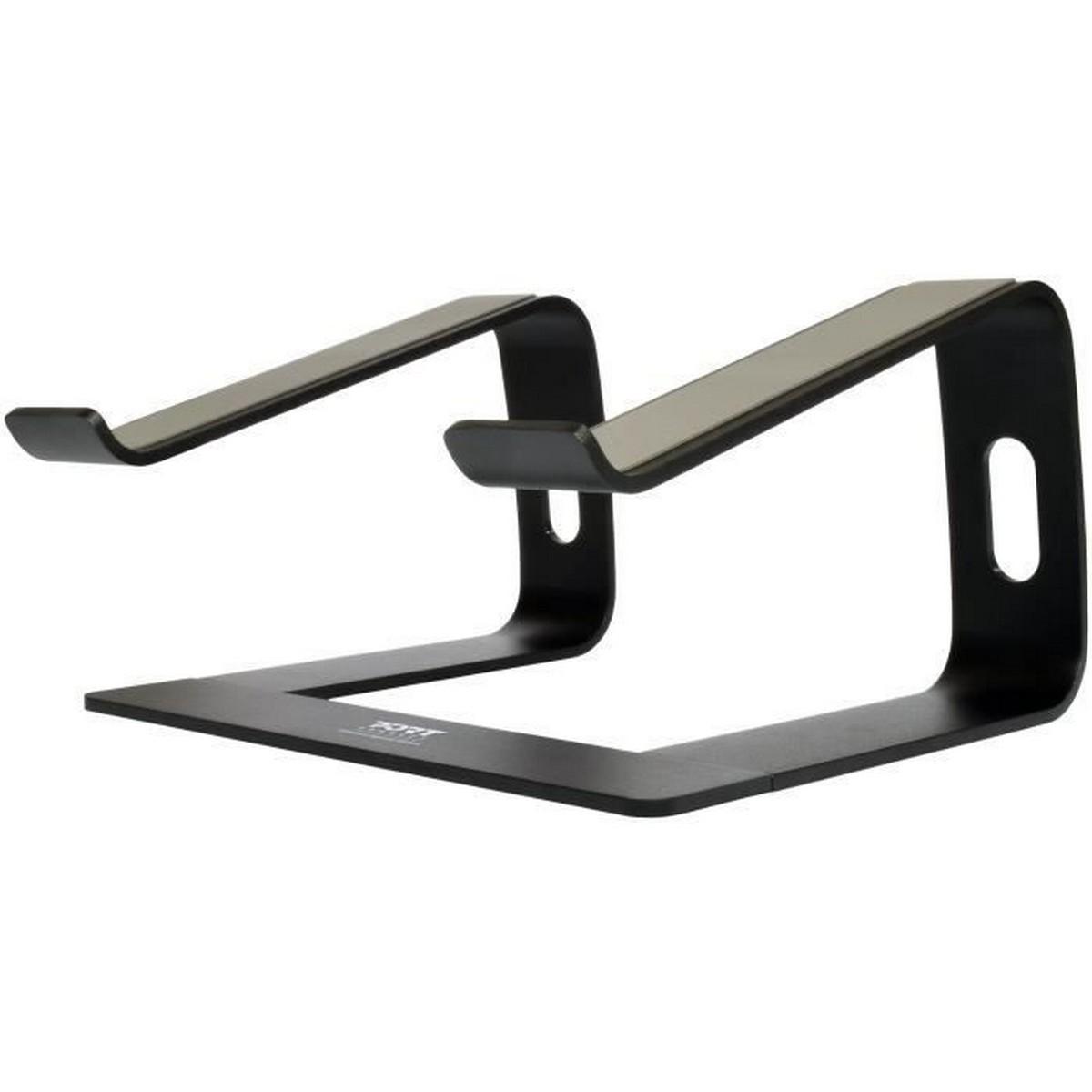 Port Designs 901103 supporto per notebook Supporto per computer portatile Alluminio, Nero 39,6 cm [15.6] (Port Ergonomic Laptop