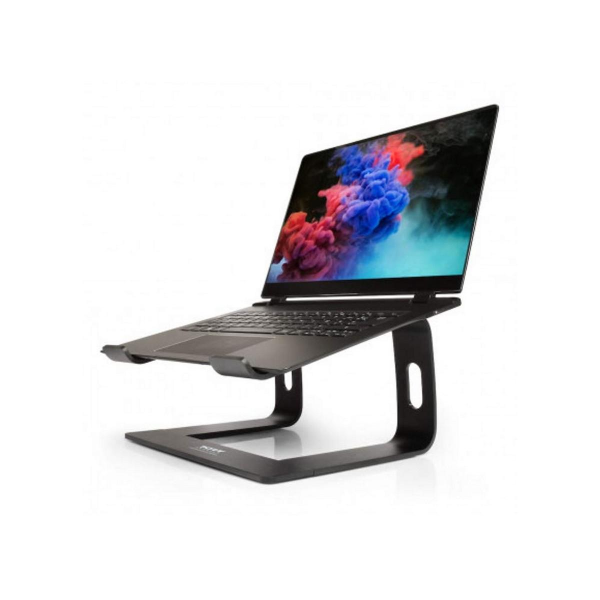 Port Designs 901103 supporto per notebook Supporto per computer portatile Alluminio, Nero 39,6 cm [15.6] (Port Ergonomic Laptop