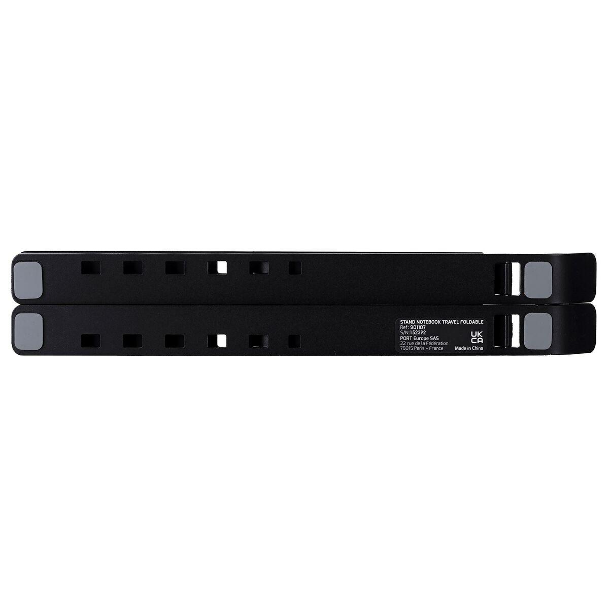 Port Designs 901107 supporto per notebook 396 cm 15.6 Supporto per computer portatile Nero (STAND NOTEBOOK TRAVEL FOLDABLE - )