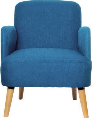 Sedia visitatore Brooks blu (FTBRO.23.06)