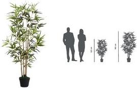 Pianta artificiale bambÃƒÂ¹ Paperflow Pet verde tronco in legno - h. 120 cm K700137