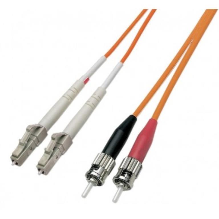 Bretella ottica duplex zipp arancio OM1 - LC/ST 62,5/125 microns - 2 Mt