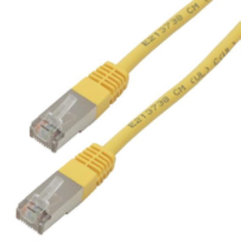 Cavo RJ45 FTP Giallo CAT6 - 5 Mt termosaldato