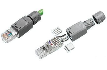 Connettore RJ45 FTP blindato - Compatibile con cavi Cat 6 con diametro della guaina superiore al cavo di CAT 5e - Max 8 mm - c