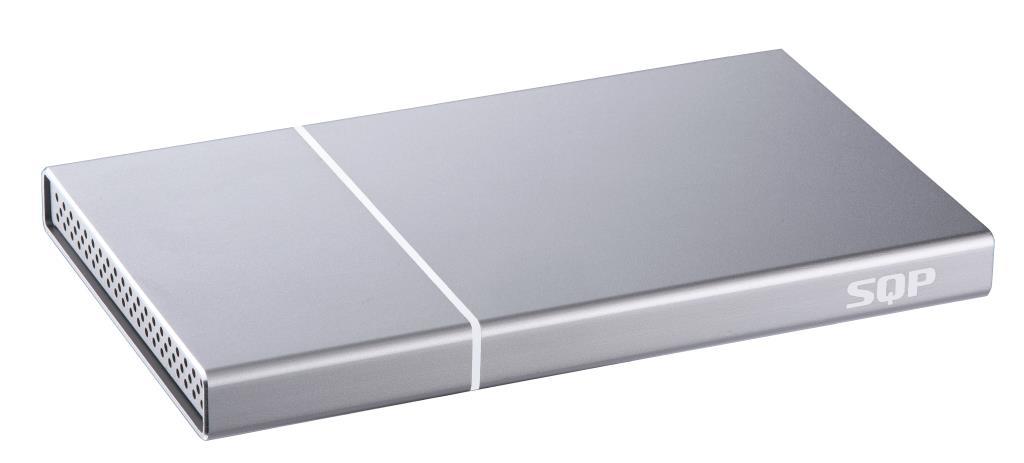 BeStor - HDD esterno USB-C - 500GB - Box grigio siderale - Mac e PC- Consegnato con cavo USBC-USBC / USBC-USB3.0