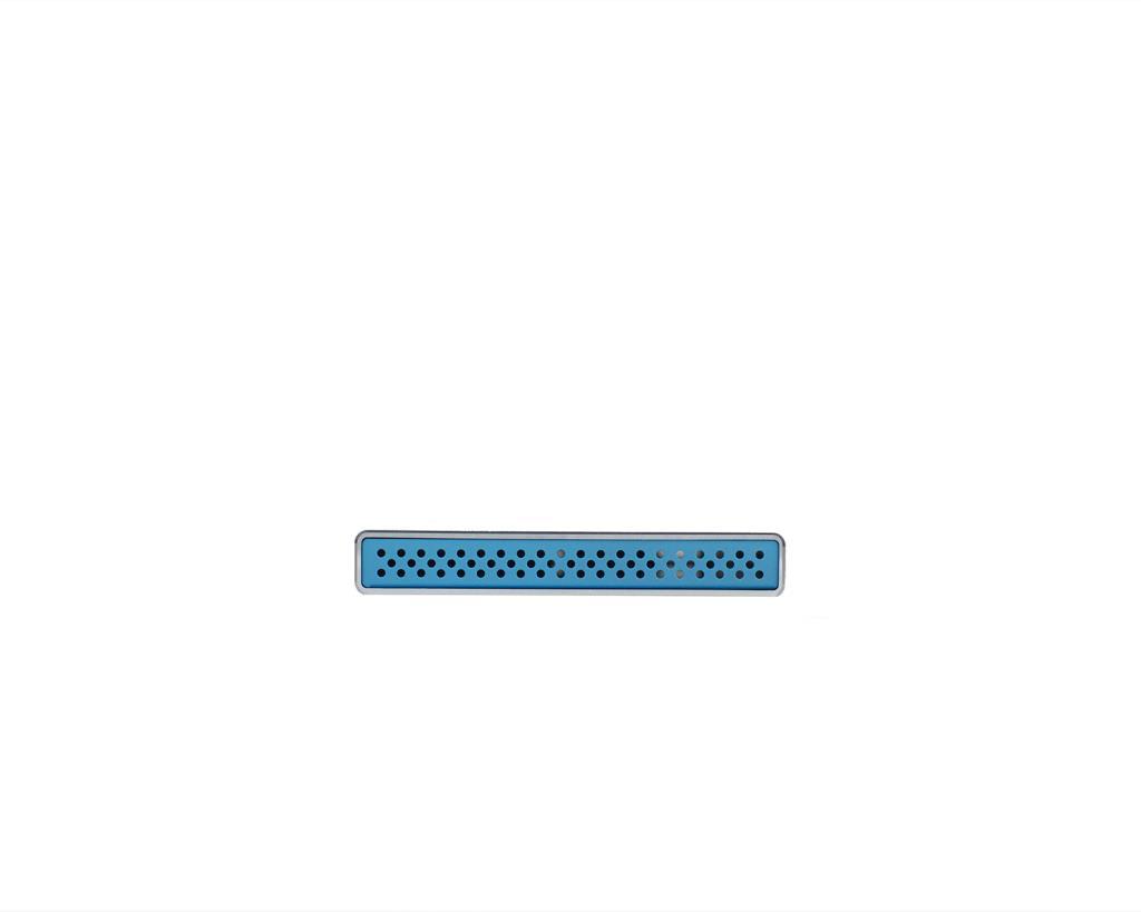 BeStor - HDD esterno USB-C - 2TB SSD - Box colore blu - Mac e PC- Consegnato con cavo USBC-USBC / USBC-USB3.0