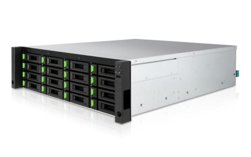 NAS assemblato QSAN Rack (3U) XN8016R 128TB (16x8TB) con HDD WD Red PRO