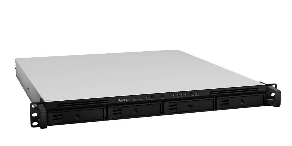 NAS assemblato Synology Rack (1U) RS1619XS+ 4TB (4x1TB) con HDD WD Gold