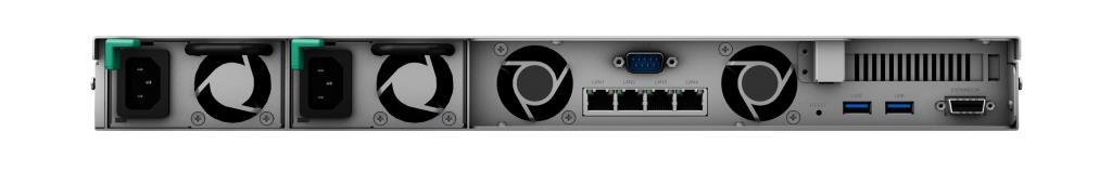 NAS assemblato Synology Rack (1U) RS1619XS+ 4TB (4x1TB) con HDD WD Gold