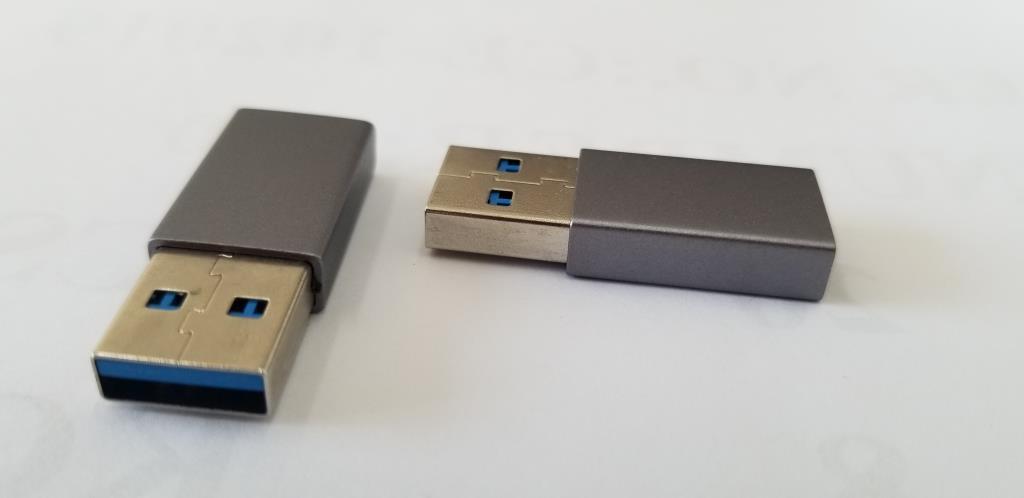 Adattatore USB 3.1 type C Femmina / USB3 Maschio (Grigio)