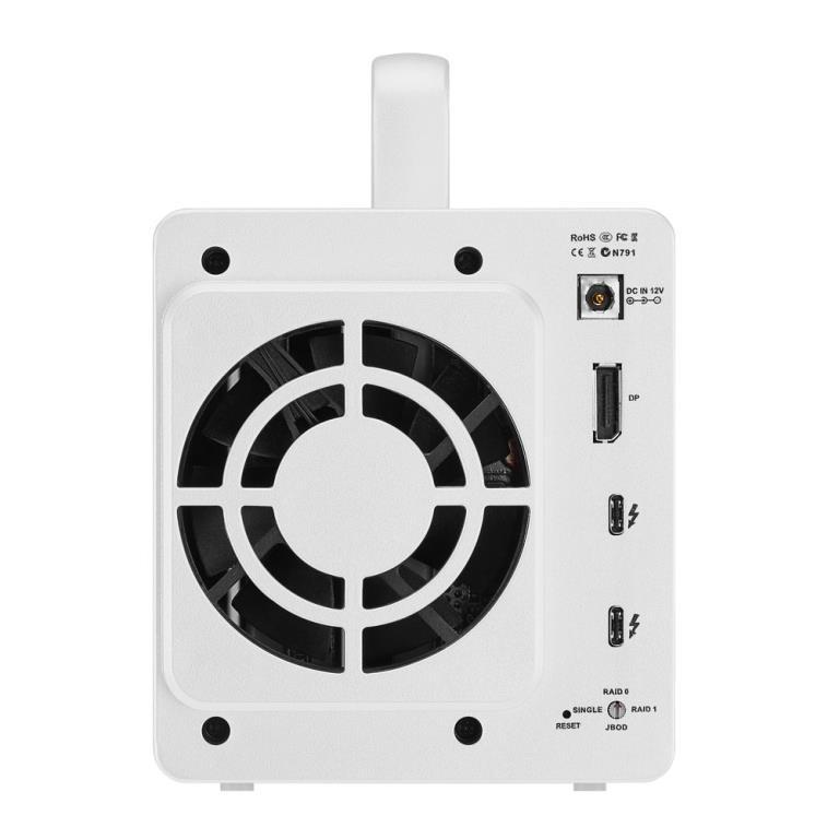 Storage assemblato TerraMaster D2-THUNDERBOLT3 2TB (2x1TB) con HDD Seagate IronWolf