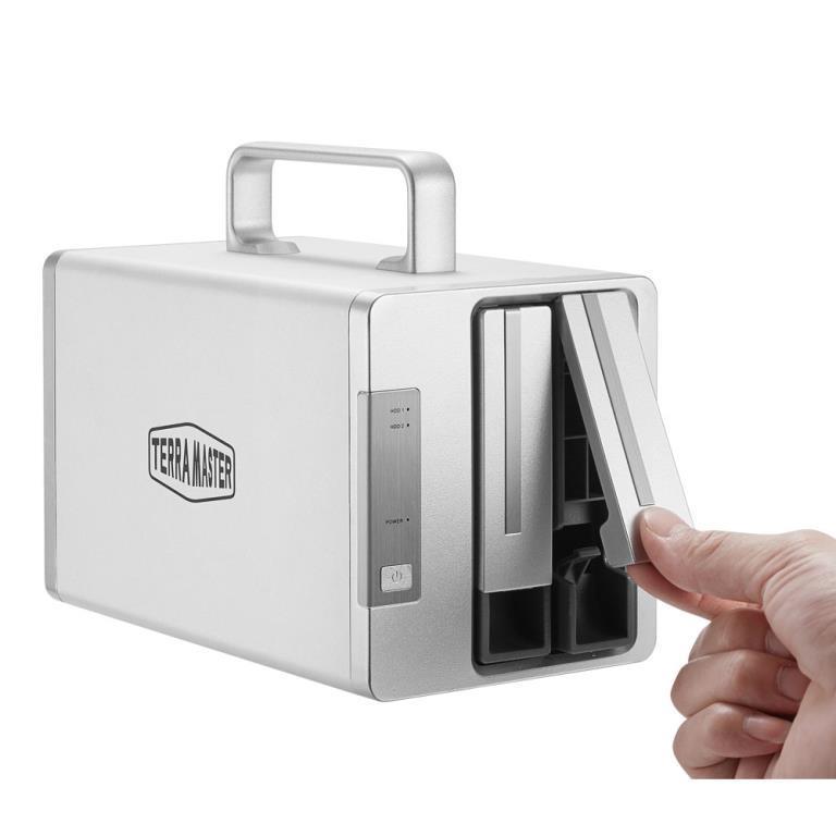 Storage assemblato TerraMaster D2-THUNDERBOLT3 8TB (2x4TB) con HDD Seagate IronWolf Pro