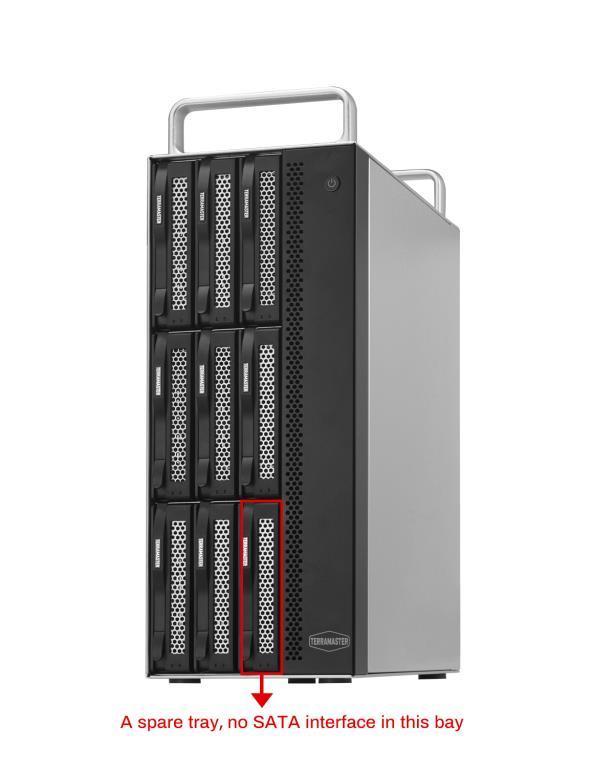 Storage assemblato TerraMaster D8-THUNDERBOLT3 48TB (8x6TB) con HDD Seagate IronWolf Pro- non bootable