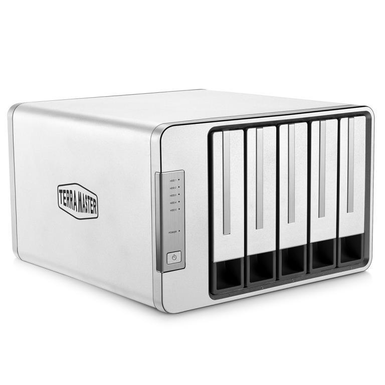HDD esterno assemblato TerraMaster D5-300 30TB (5x6TB) con HDD Seagate IronWolf Pro (Non compatibile MacOS 12)