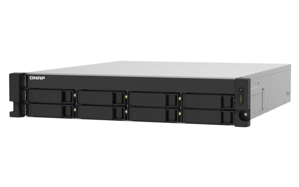 NAS assemblato QNAP Rack (2U) TS-832PXU-RP-4G 112TB (8x14TB) con HDD Seagate IronWolf Pro