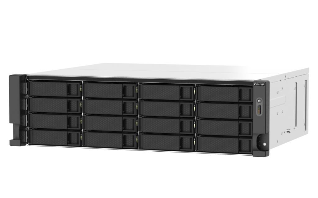 NAS assemblato QNAP Rack (3U) TS-1673AU-RP-16G 288TB (16x18TB) con HDD WD Ultrastar