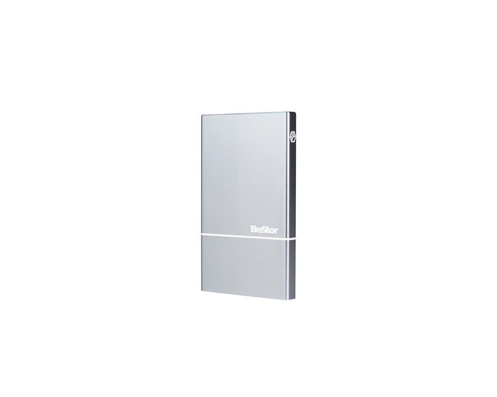BeStor - HDD esterno USB-C Gen 2 - 8TB SSD- box grigio siderale- Mac et PC - Consegnato con cavo USBC-USBC