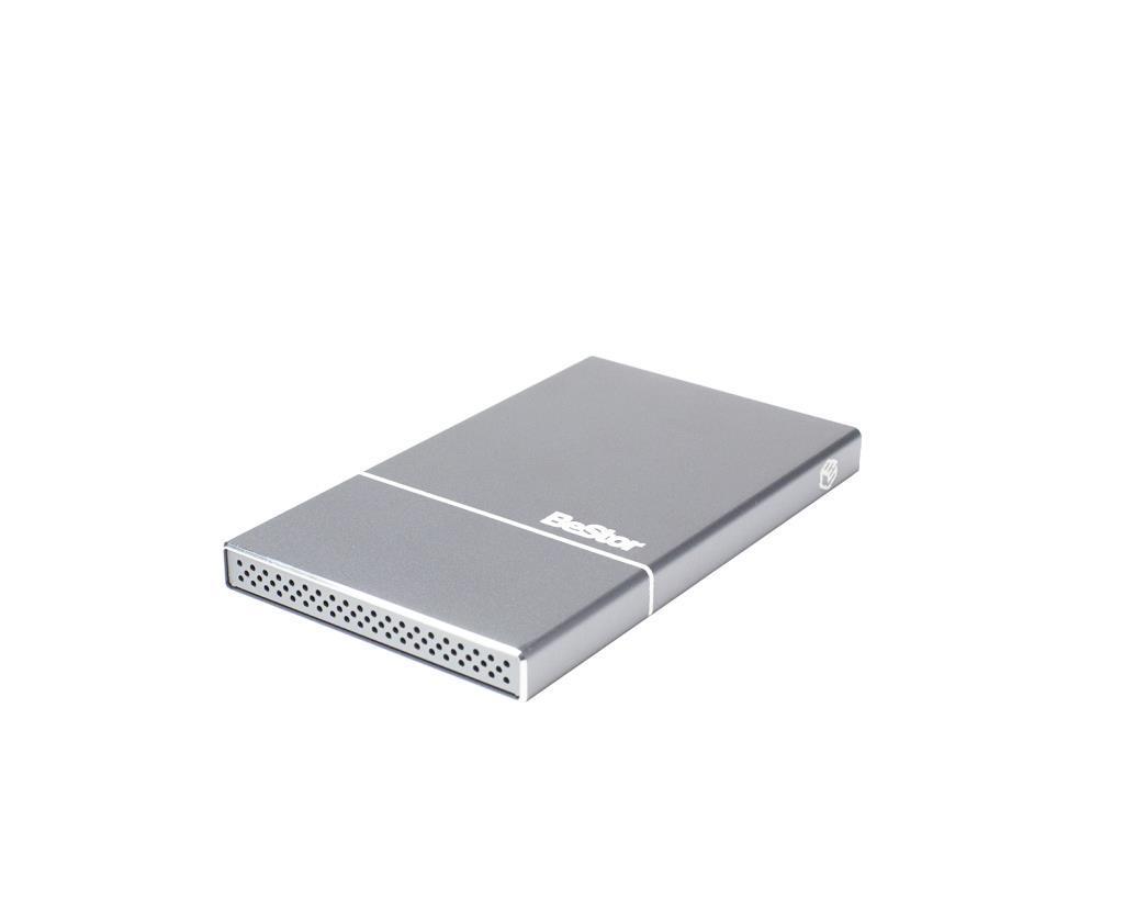 BeStor - HDD esterno USB-C Gen 2 - 8TB SSD- box grigio siderale- Mac et PC - Consegnato con cavo USBC-USBC