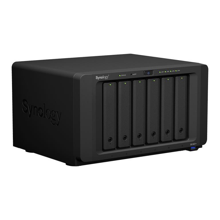NAS assemblato Synology Tower SY-DS1621 24TB (6x4TB) con HDD NAS Toshiba N300