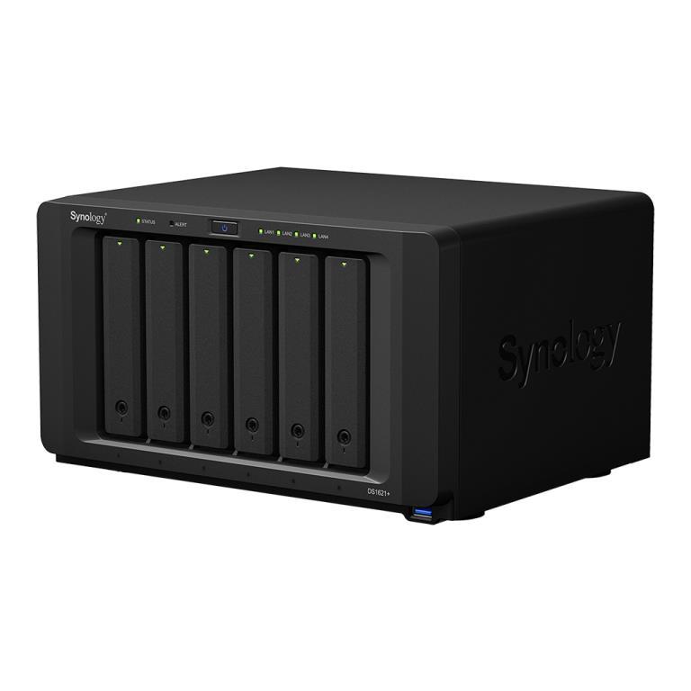 NAS assemblato Synology DS1621+ 24TB (6x4TB)con HDD Seagate IronWolf