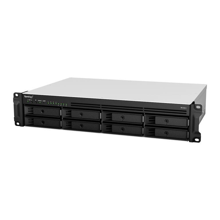 NAS assemblato Synology Rack (2U) RS1221+ 24TB (8x3TB) con HDD Seagate IronWolf