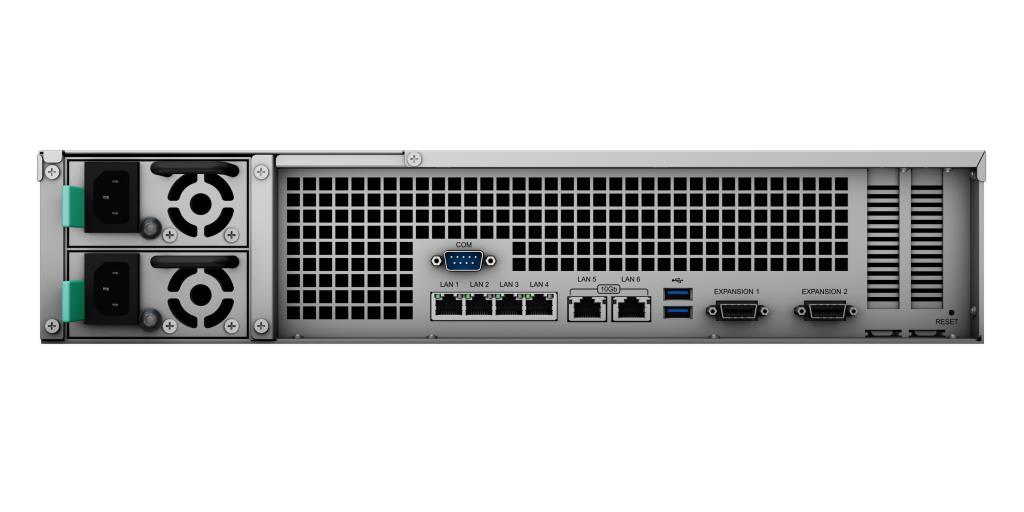 NAS assemblato Synology Rack (2U) RS3621xs+ 144TB (12x12TB) con HDD Synology HAT