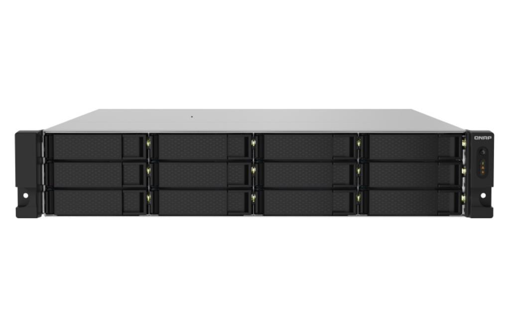 NAS assemblato QNAP Rack (2U) TS-1232PXU-RP-4G 216TB (12x18TB) con HDD WD Ultrastar