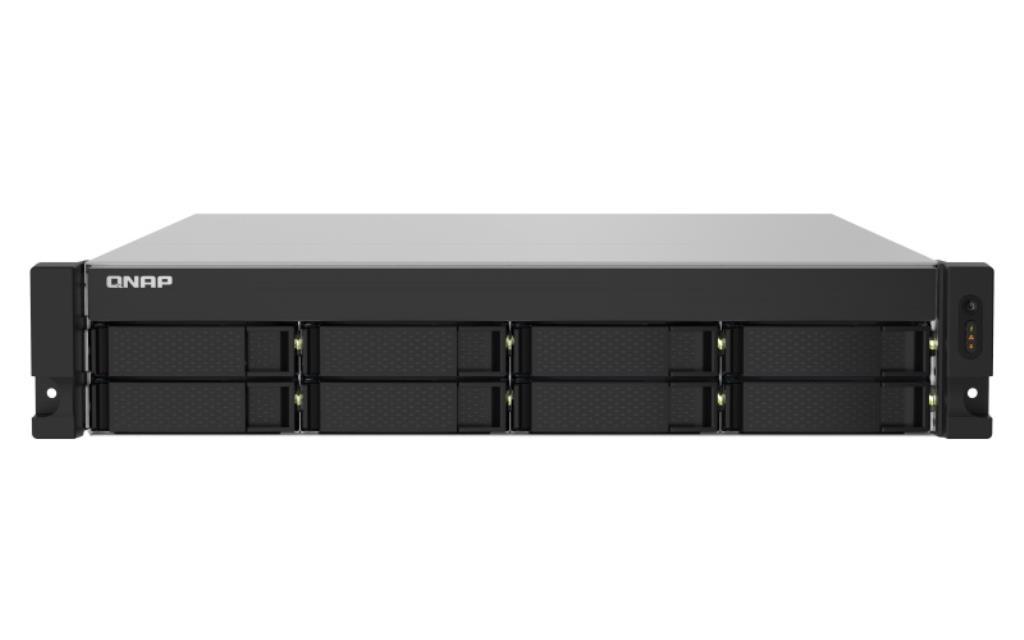 NAS assemblato QNAP Rack (2U) TS-832PXU-RP-4G 80TB (8x10TB) con HDD WD Red NAS