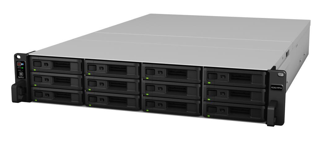 NAS assemblato Synology Rack (2U) RS3621RPXS 96TB (12x8TB) con HDD Synology HAT