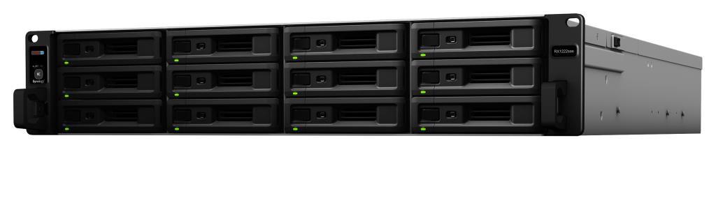 NAS assemblato Synology Rack (2U) RX1222SAS 96TB (12x8TB) con HDD NS Synology