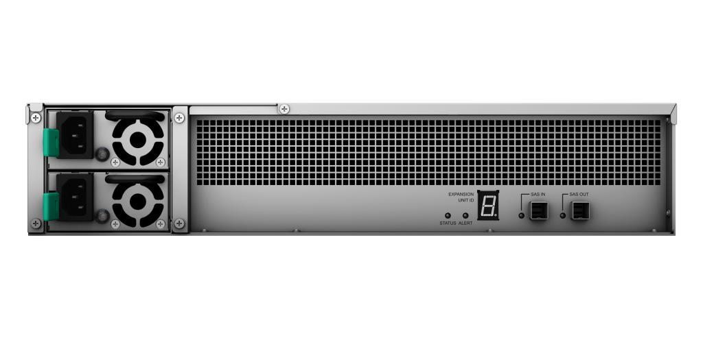 NAS assemblato Synology Rack (2U) RX1222SAS 96TB (12x8TB) con HDD NS Synology