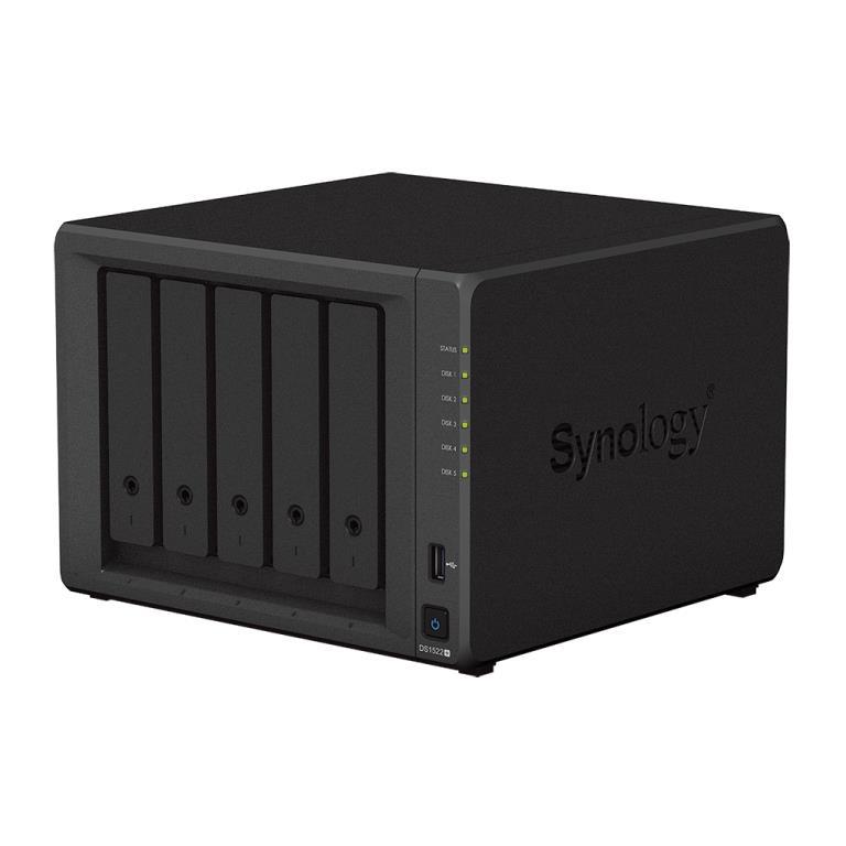 NAS assemblato Synology Tower DS1522+ 9.60TB (5x1.92TB) con SSD Entreprise