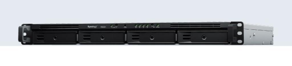 NAS assemblato Synology Rack (1U) RS822+ 24TB (4x6TB) con HDD Toshiba N300