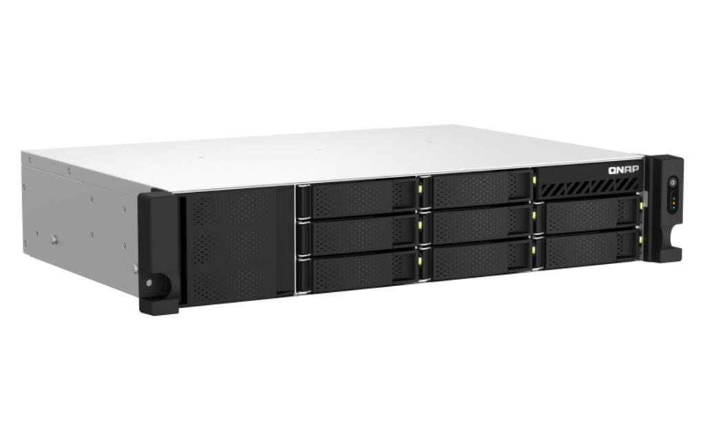 NAS assemblato QNAP Rack (2U) TS-873AEU-RP-4G 80TB (8x10TB) con HDD WD Red PRO
