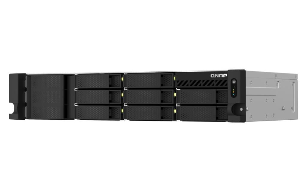 NAS assemblato QNAP Rack (2U) TS-873AEU-RP-4G 80TB (8x10TB) con HDD WD Red PRO