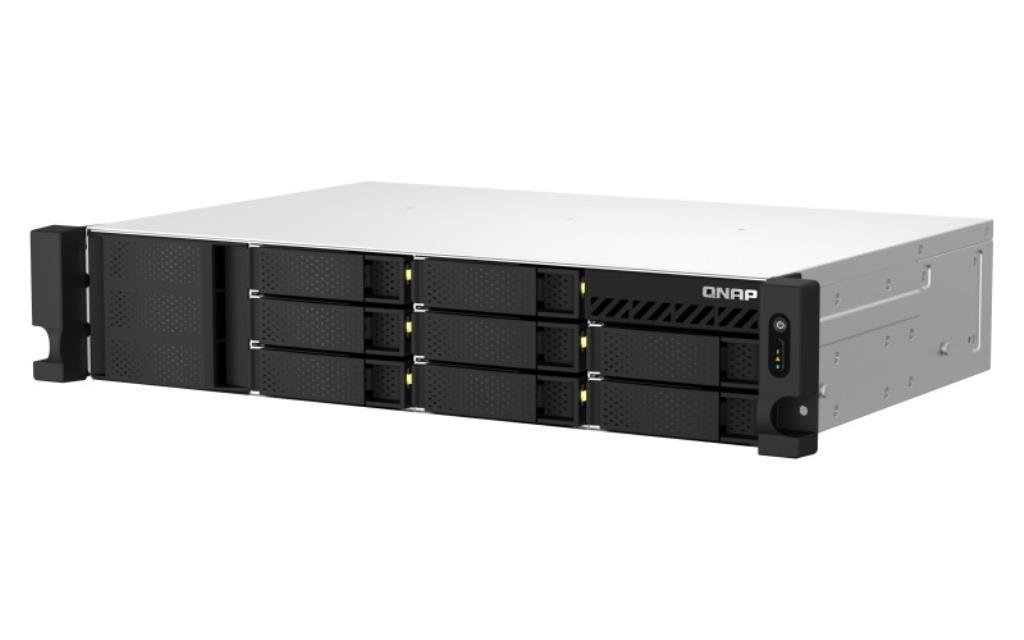 NAS assemblato QNAP Rack (2U) TS-873AEU-RP-4G 80TB (8x10TB) con HDD WD Red PRO
