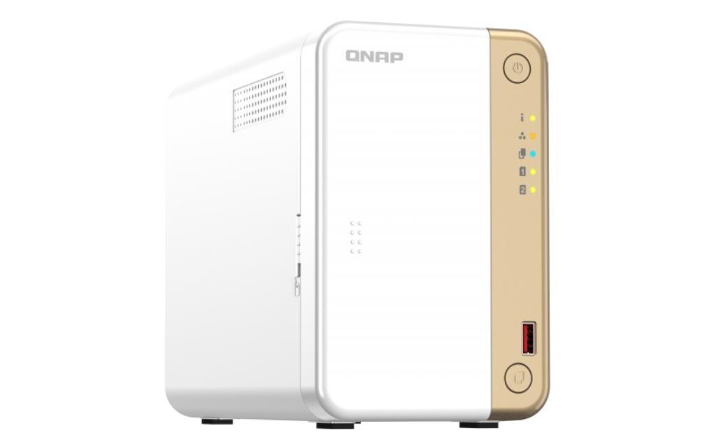NAS assemblato QNAP Tower TS-262-4G 40TB (2x20TB) con HDD Seagate IronWolf Pro