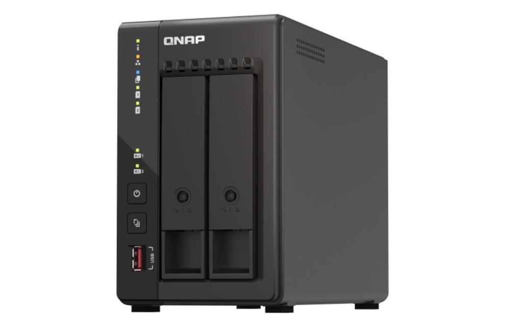 NAS assemblato QNAP Tower TS-253E-8G 6TB (2x3TB) con HDD Seagate IronWolf