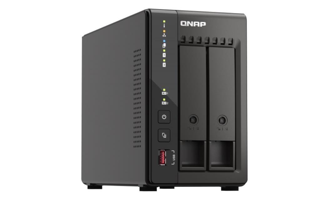 NAS assemblato QNAP Tower TS-253E-8G 32TB (2x16TB) con HDD Seagate IronWolf Pro