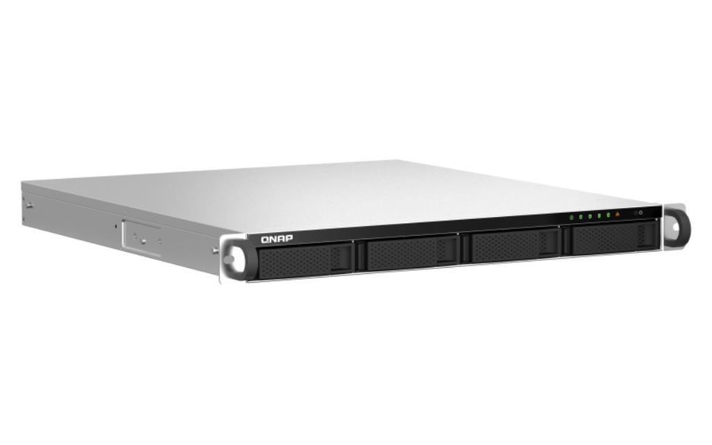 NAS assemblato QNAP Rack (1U) TS-464U-8G 24TB (4x6TB) con HDD WD Red NAS