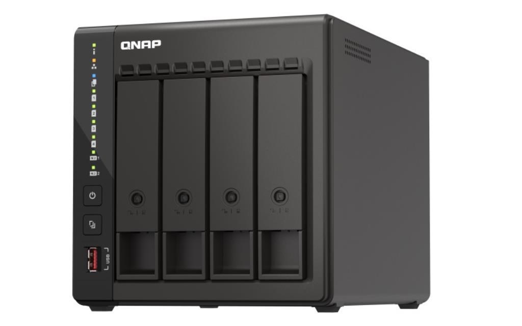 NAS assemblato QNAP Tower TS-453E-8G 16TB (4x4TB) con HDD WD Red PRO