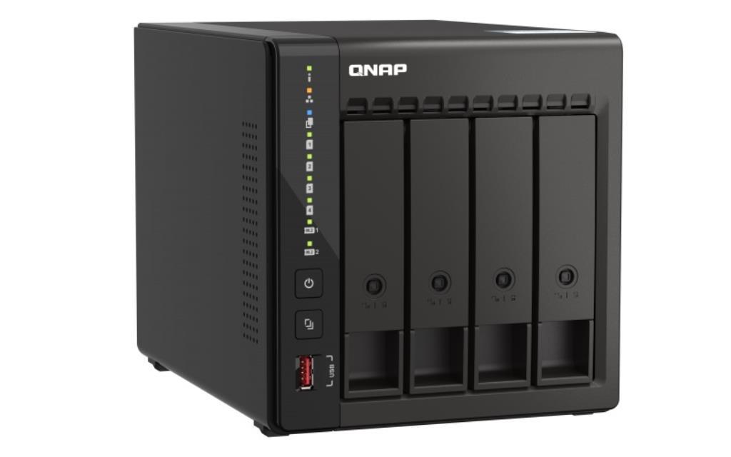 NAS assemblato QNAP Tower TS-453E-8G 16TB (4x4TB) con HDD WD Red PRO