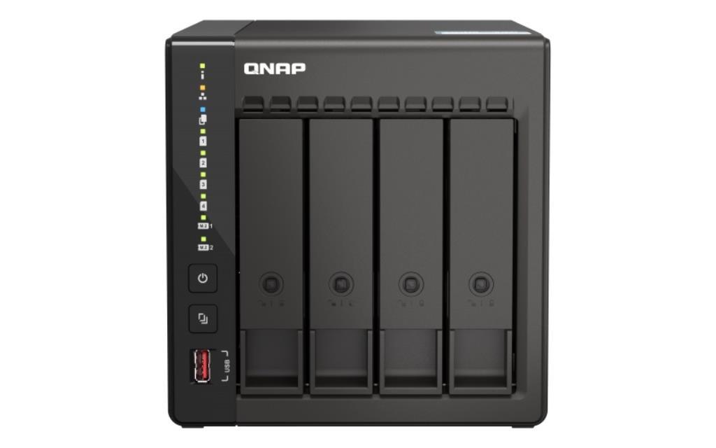 NAS assemblato QNAP Tower TS-453E-8G 64TB (4x16TB) con HDD WD Red PRO