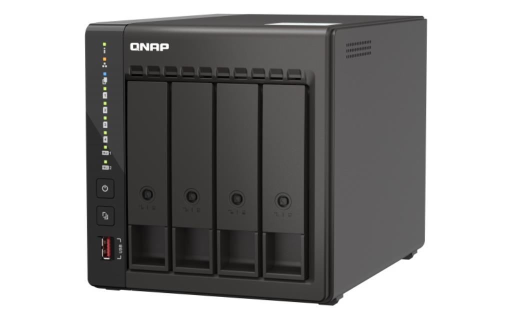 NAS assemblato QNAP Tower TS-453E-8G 80TB (4x20TB) con HDD Seagate IronWolf Pro