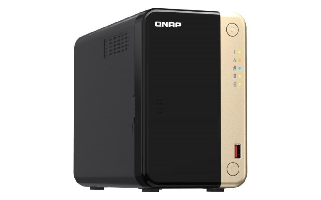 NAS assemblato QNAP Tower TS-264-8G 32TB (2x16TB) con HDD WD Red PRO