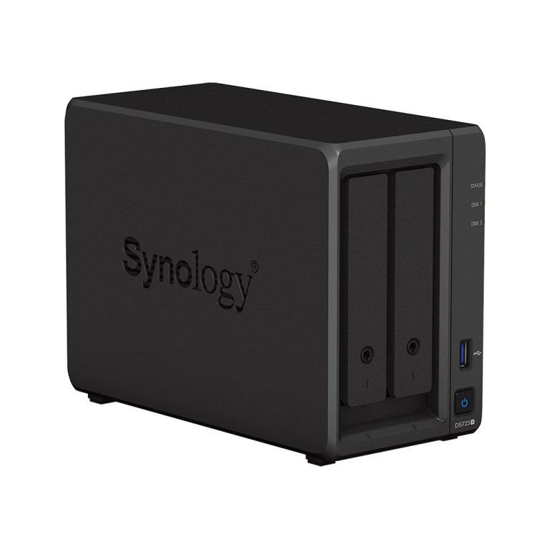 NAS assemblato Synology Tower DS723+ 12TB (2x6TB) con HDD Toshiba N300