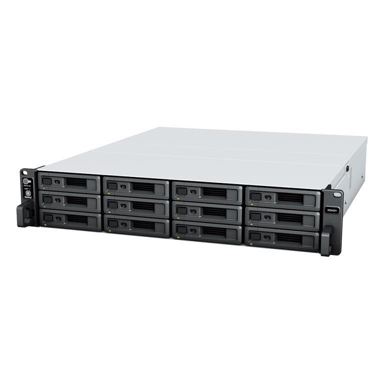 NAS assemblato Synology Rack (2U) SY-RS2423RP+144TNSSYNO 144TB (12x12TB) con HDD Synology HAT